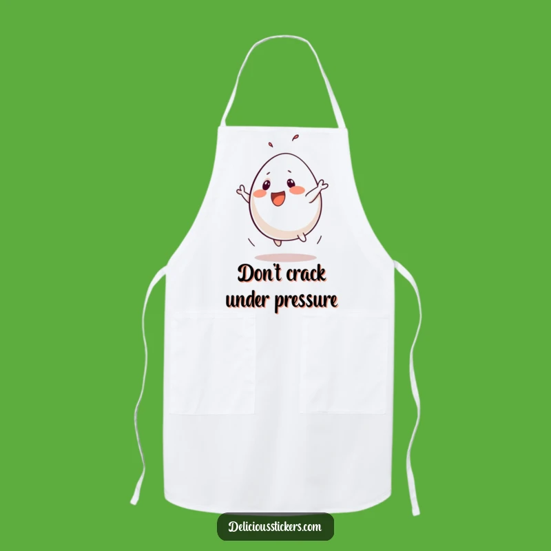 Funny Egg Flip Apron - Hilarious Breakfast Apron for the Funny Cook!