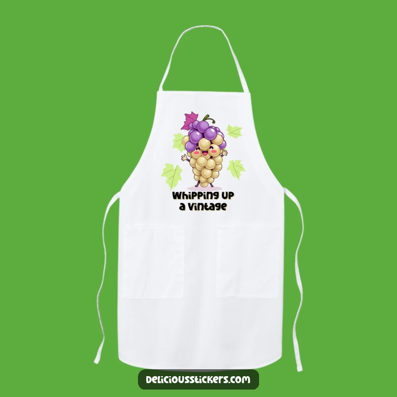 Funny Grape Bunch Dance Apron: Dance Through Cooking with Hilarious Style!