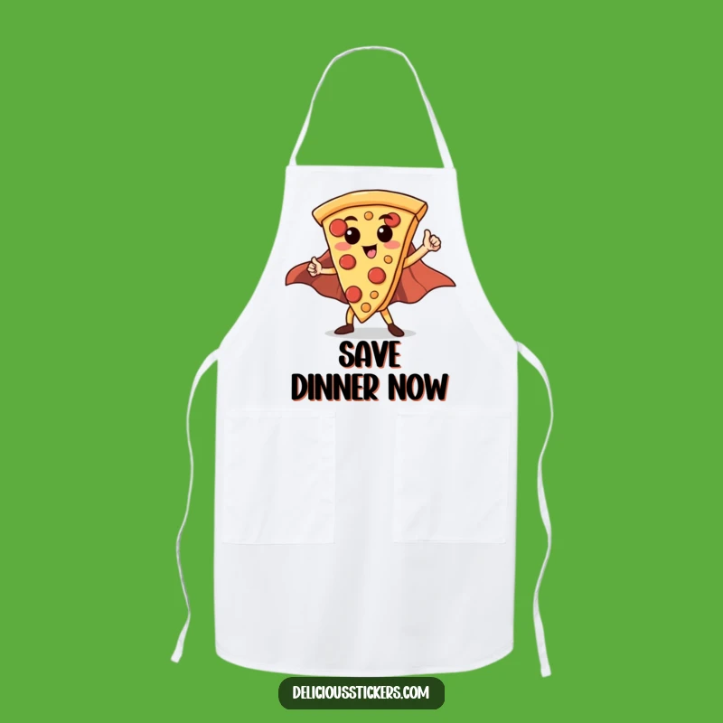 Funny Hero Pizza Slice Apron: Cook Up a Storm with Culinary Courage
