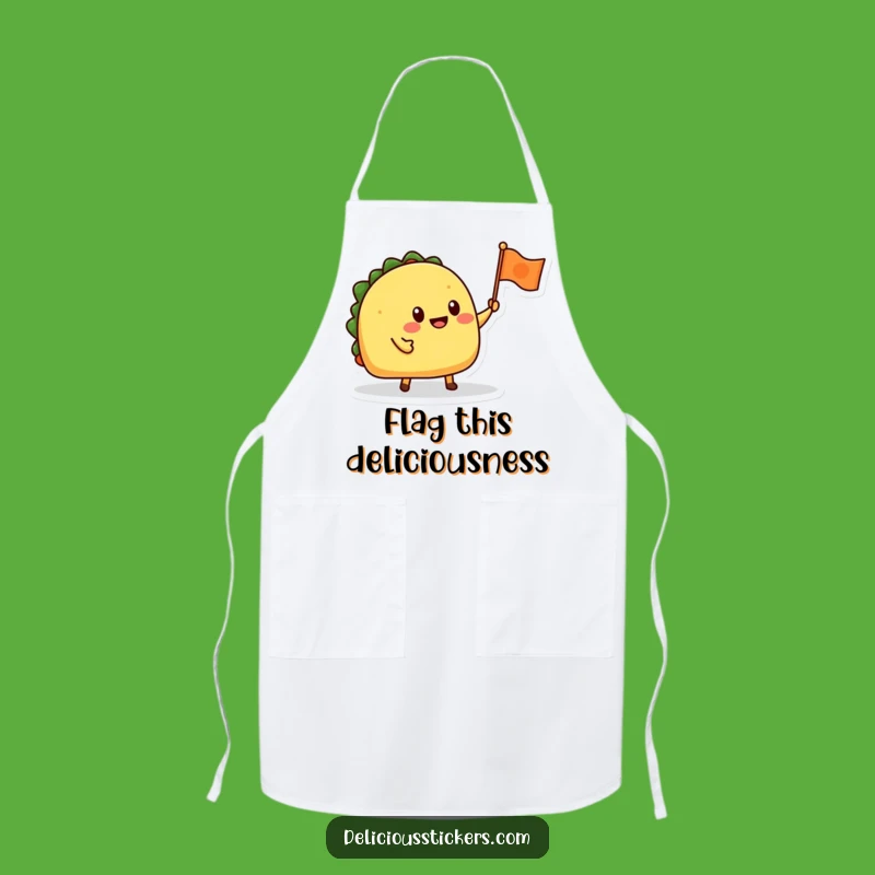 Funny Taco Apron: Hilarious Chef's Gear for Fiesta & Kitchen Fun