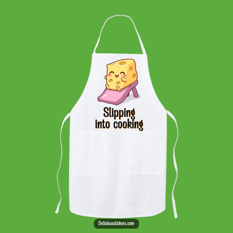 Funny Winking Cheese Apron - Hilarious Kitchen Wear, Great Chef Gift