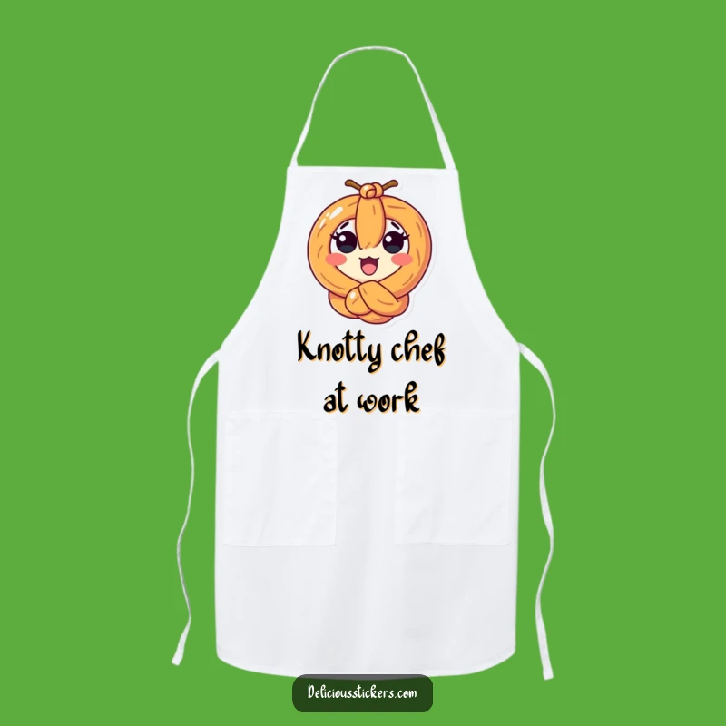 Funny Pretzel Knot Apron - Hilarious Kitchen Fun