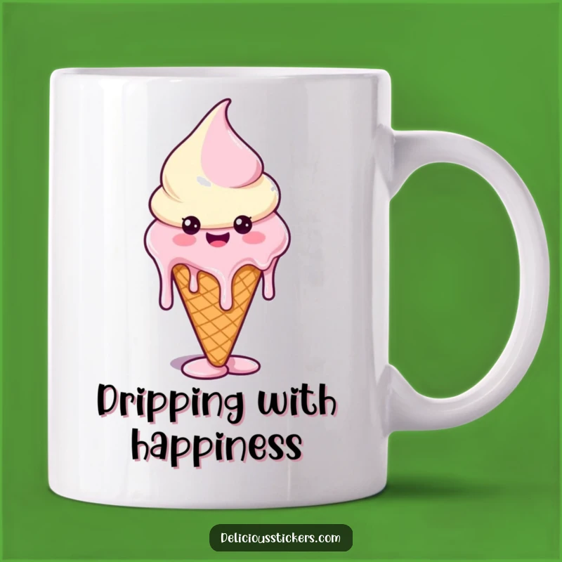 Funny Melting Ice Cream Mug: Sweet & Hilarious Treat Gift