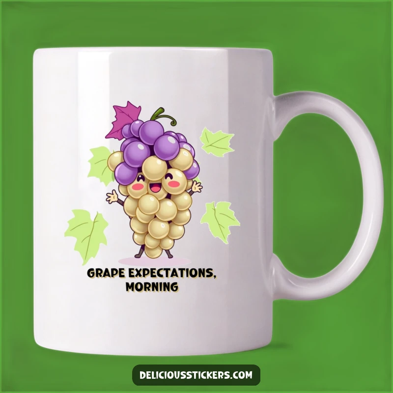 Funny Grape Bunch Dance Mug: Add a Splash of Humor to Every Sip!