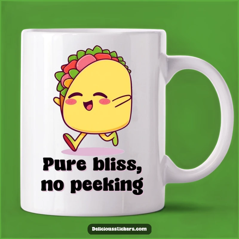 Funny Taco Skip Mug: A Deliciously Happy Foodie Gift for Taco Lovers