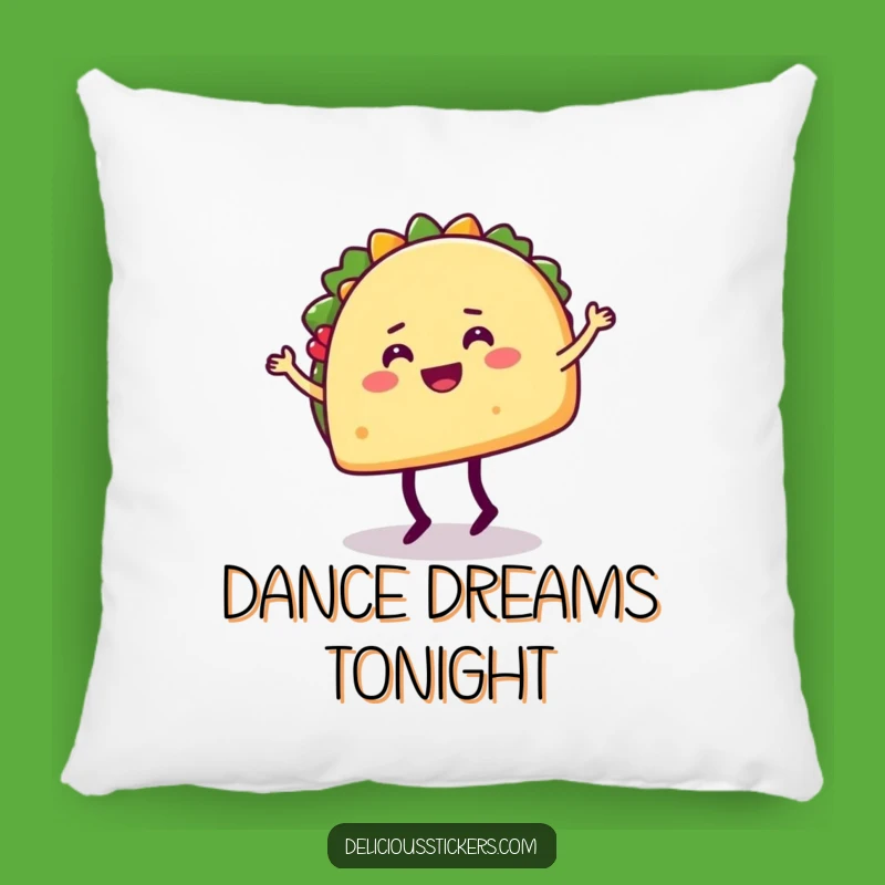 Funny Taco Dance Pillow - Cozy Comfort with a Fiesta Vibe