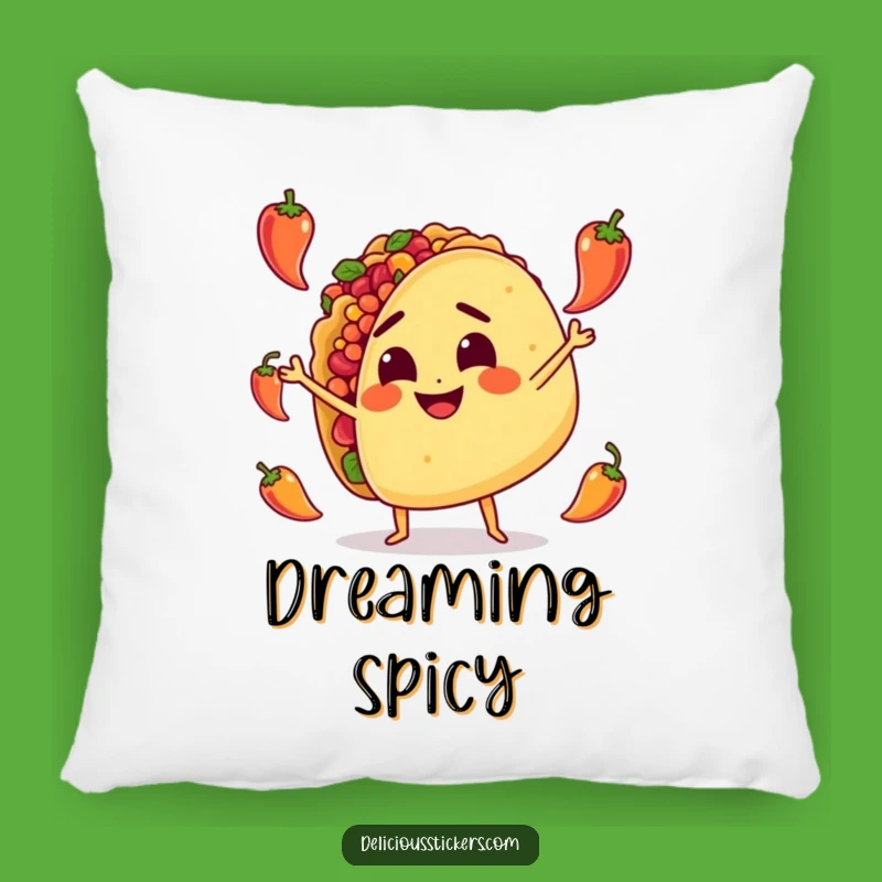 Funny Taco Juggling Pillow: Soft Spicy Character, Cozy Humorous Accent