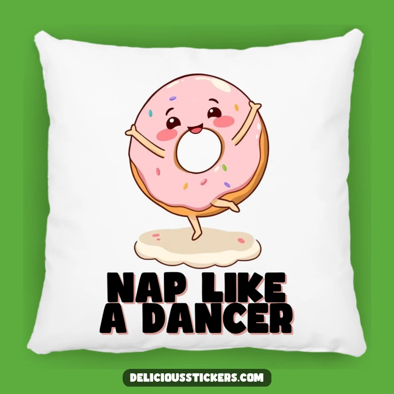 Funny Donut Ballet Pillow - Cozy Comfort with a Sweet Twist