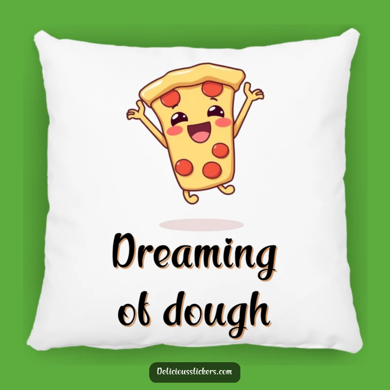 Funny Pizza Slice Jumping Pillow: Cozy Up with Delicious Cartoon Comfort