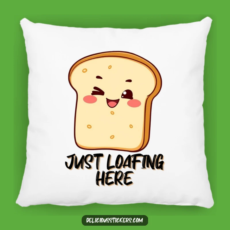 Funny Cheeky Bread Loaf Pillow - Soft and Hilarious Bakery Accent Pillow Gift!