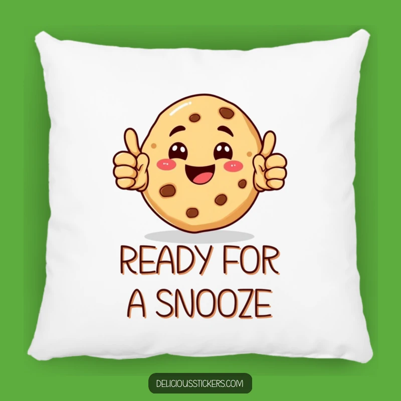 Funny Cookie Pillow - Cute Happy Character Cushion, Great Funny Gift!