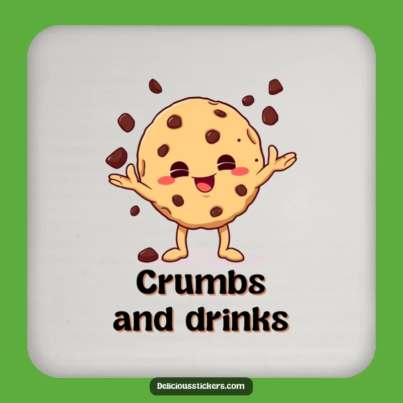 Funny Juggling Cookie Coasters: Protect Surfaces with Playful Charm, Excellent Funny Gift