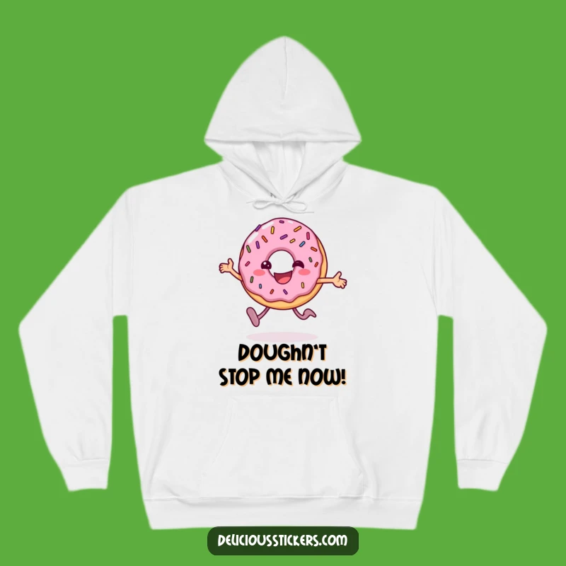 Cozy Funny Donut Hop Hoodie: Stay Warm and Spread Hilarious Smiles!