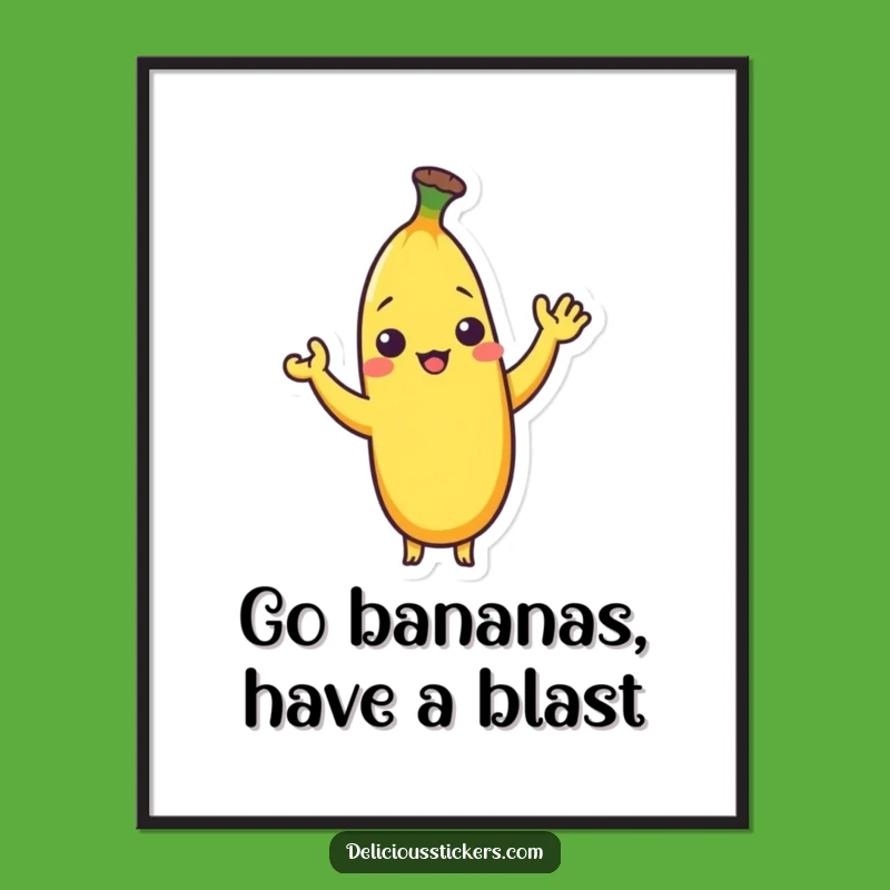 Funny Free Printable Banana Art: Whimsical Downloadable Decor for a Playful Room
