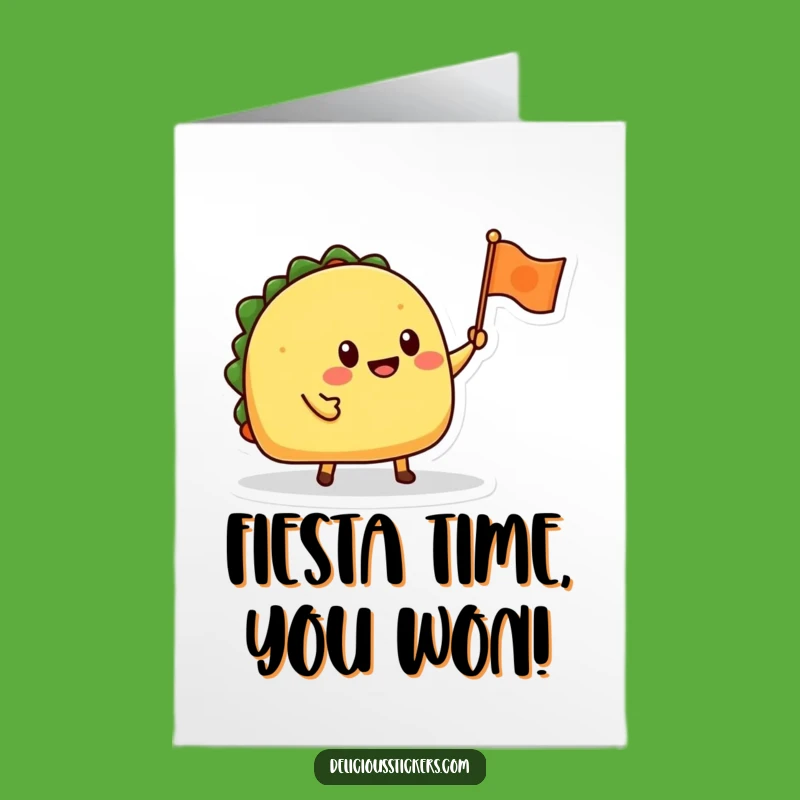Free Printable Taco Congrats Card: Celebrate Wins with a Festive Fiesta Flavor!