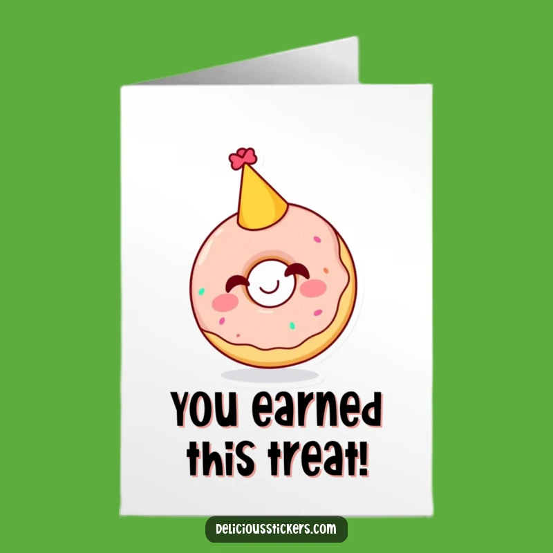 Free Printable Donut Congratulations Card: Giggling Treat Downloadable Greeting