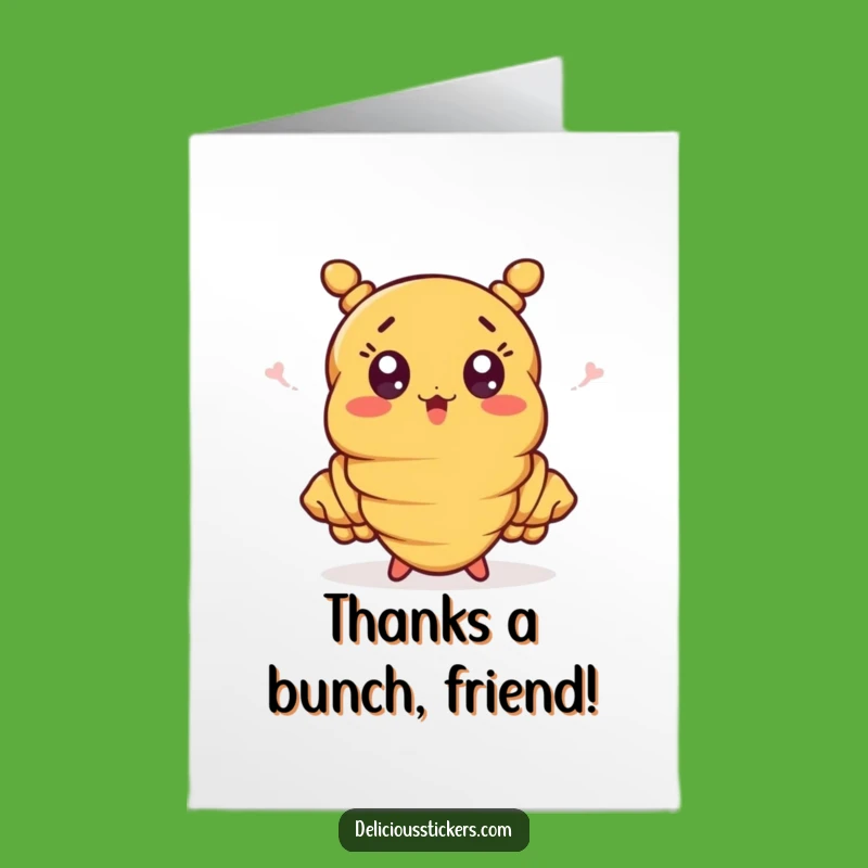 Free Printable Croissant Thank You Card: Funny Downloadable Gift for Gratitude