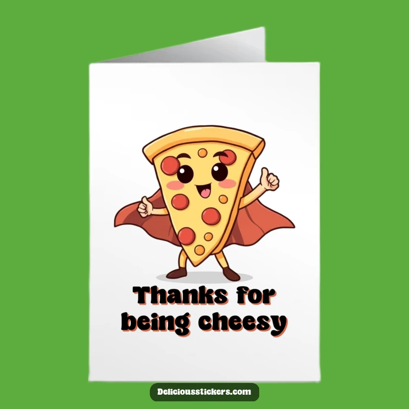 Free Printable Hero Pizza Thank You Card: Funny Downloadable
