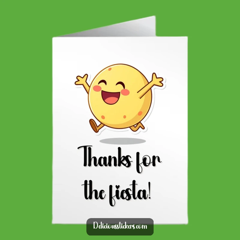 Free Printable Funny Taco Thank You Card - Gratitude Downloadable Gift