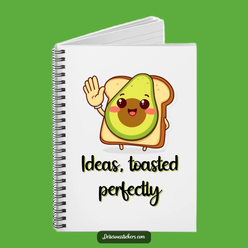 Funny Avocado Toast Notebook: High Five Ideas, Motivational Humorous Gift