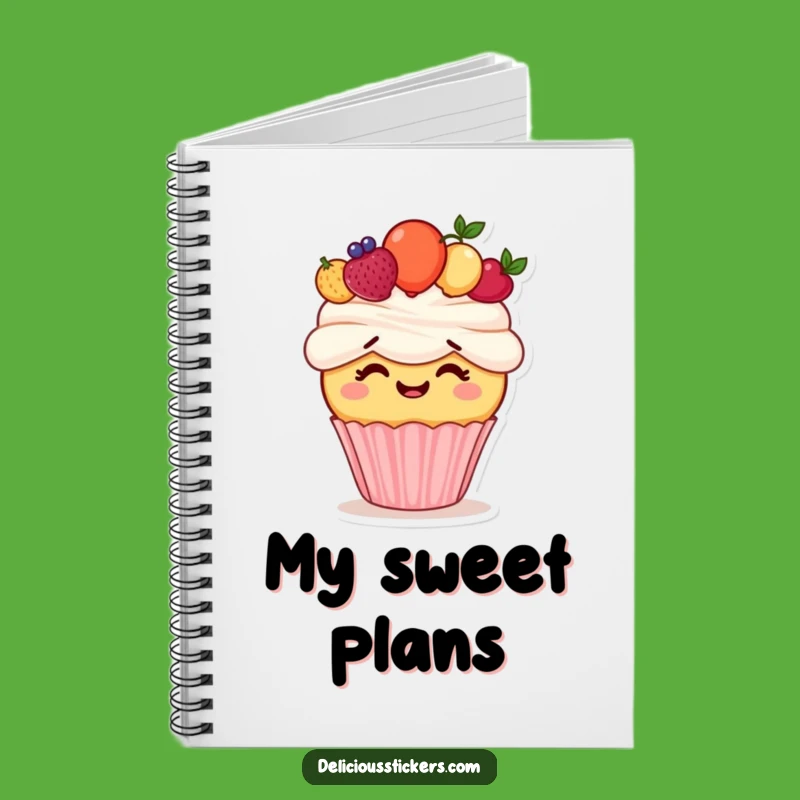 Funny Cupcake Crown Notebook: Jot Down Ideas with Sweet Royal Wit
