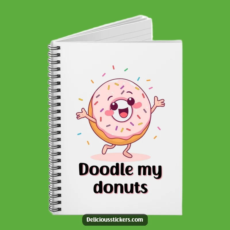 Funny Donut Dancer Notebook: Jot Down Ideas with This Sweet and Hilarious Journal!