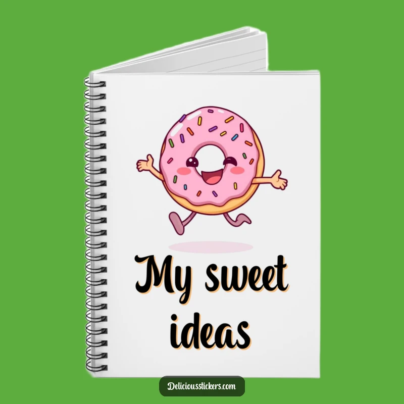 Funny Donut Hop Notebook: Jot Down Sweet Ideas with Hilarious Inspiration!