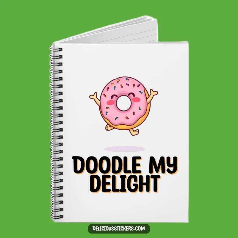 Funny Donut Notebook: Sprinkle Dance Journal - Write Sweetly!