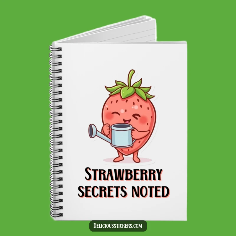 Funny Strawberry Gardener Notebook: Jot Down Ideas with This Sweet and Playful Journal!