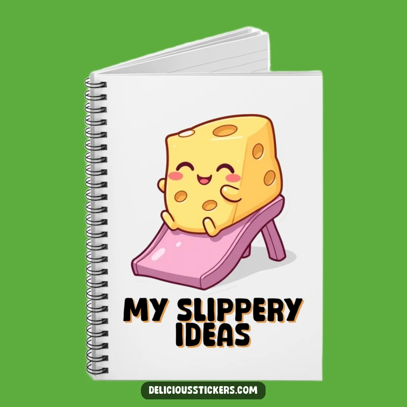 Funny Winking Cheese Notebook - Hilarious Journal for Cheesy Ideas