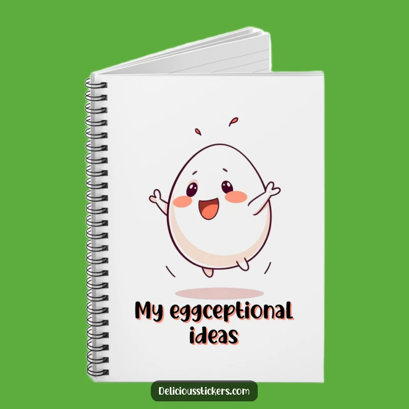 Funny Egg Flip Notebook - Hilarious Breakfast Journal for Notes and Jokes!