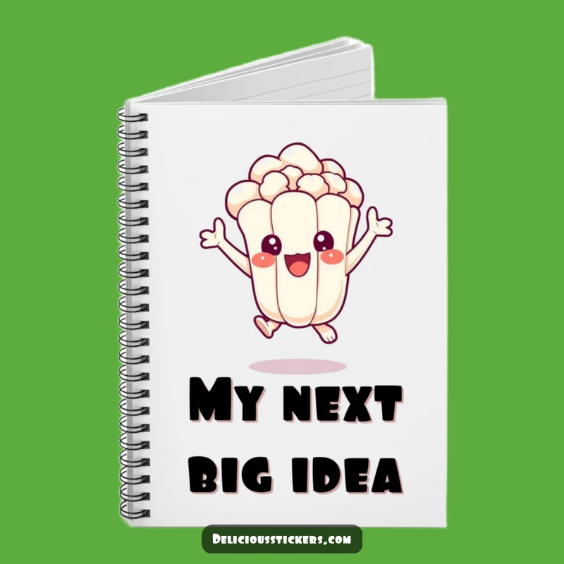 Funny Popcorn Pal Notebook: Jot Down Ideas with Snack-Time Excitement
