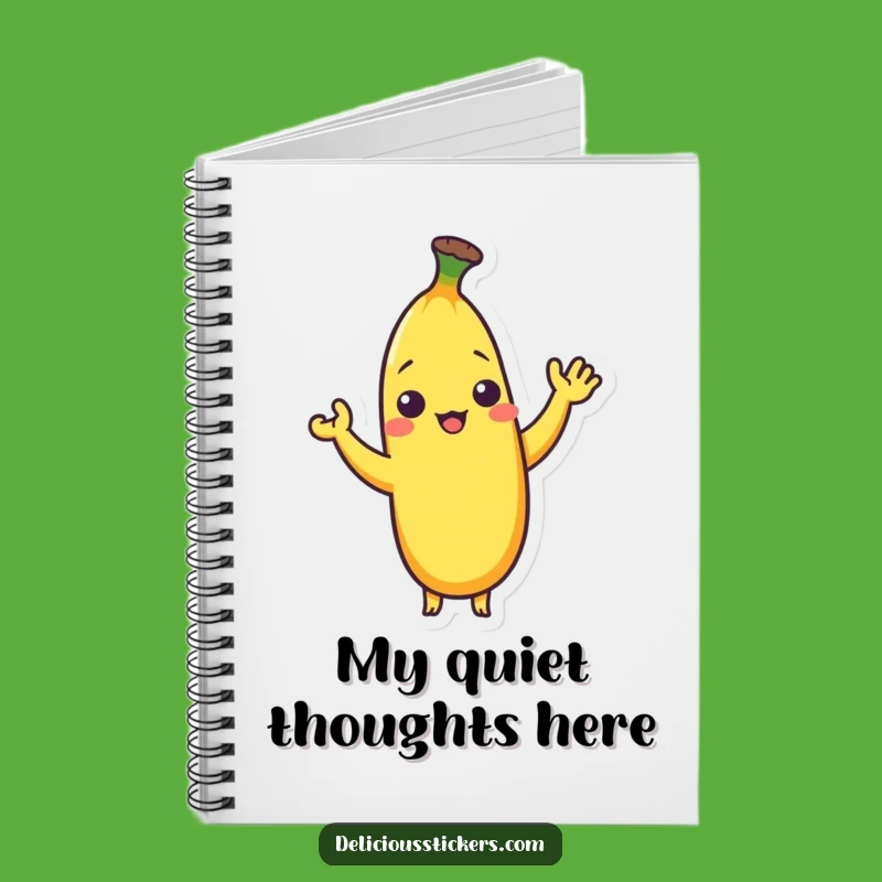 Funny Shy Banana Notebook: Hilarious Journal for Gentle Thoughts