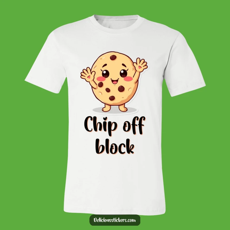 Funny Waving Cookie T-Shirt: Wear Your Sweetness and Smile Hilariously