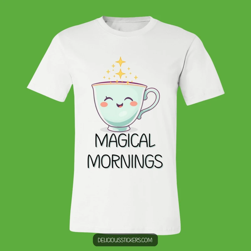 Funny Teacup T-Shirt - Winking Sparkle Character, Ultimate Funny Gift!