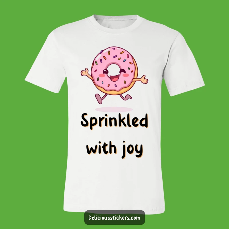 Funny Donut Hop T-Shirt: Wear Your Happiness and Spread Hilarious Vibes!