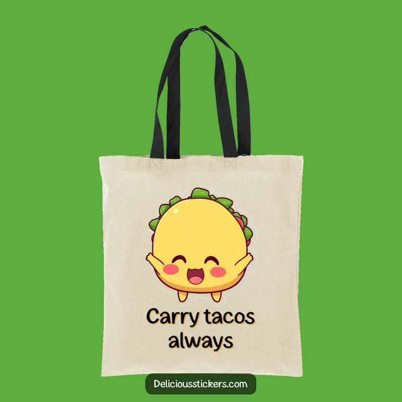 Funny Taco Cheer Tote Bag - Spacious and Hilarious Mexican Food Carry-All!