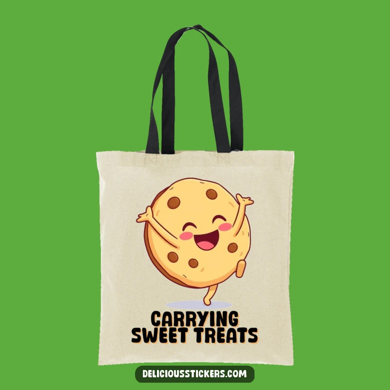 Funny Cookie Cartwheel Tote Bag: Carry Your Essentials with Hilarious Energy!